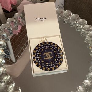 CHANEL Navy and Gold Decorative Piece